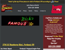 Tablet Screenshot of nicksfamousconeys.com